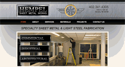 Desktop Screenshot of hempelsheetmetal.com